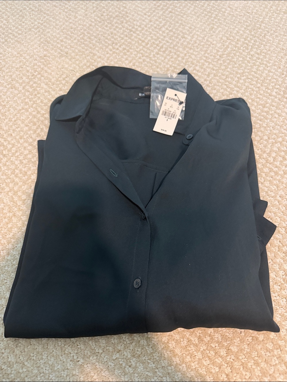 Express women’s Black Button-Down Shirt